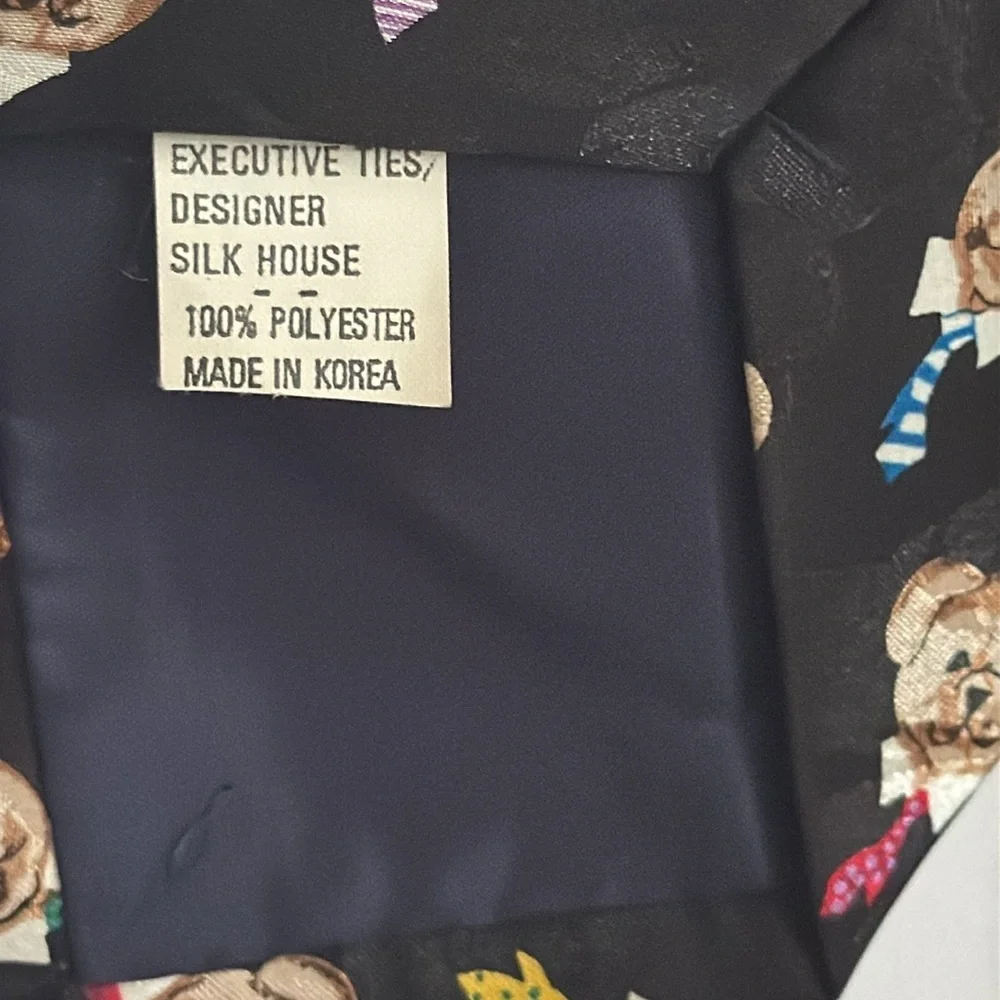 Executive Ties Designer‎ Silk House Gentle Dog polyester Bear in ties Tie